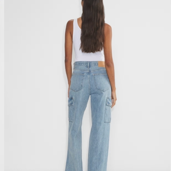 Denim Forum The Farrah Hi-Rise Cargo Jean - Picture 5 of 16